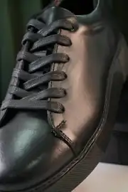 Erkek Hakik Deri Bağcıklı Sneakers Model Tırtıklı Taban Ayakkabı 5